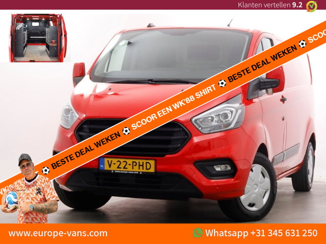 Ford Transit Custom - 340 2.0 TDCI 130pk L2H1 Airco/Inrichting/Achterklep/Camera 01-2021