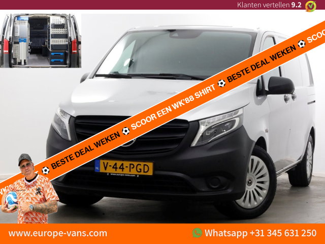 Mercedes-Benz Vito - 114 CDI 136pk Compact 9G Automaat 2x Schuifdeur/LED/Camera/Inrichting 06-2022