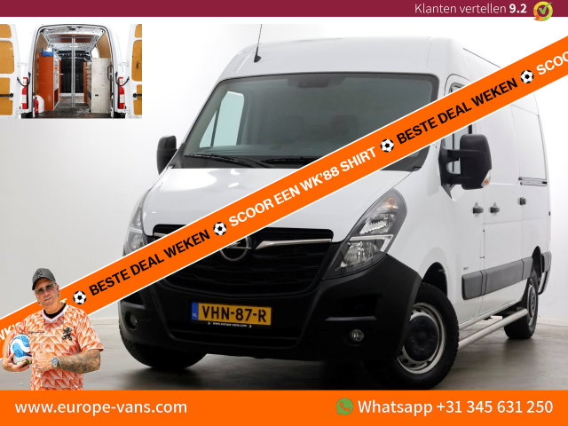 Opel Movano - 2.3 Turbo 150pk L2H2 Camera/Inrichting/2x Schuifdeur 11-2020