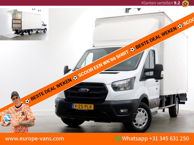 Ford Transit - 350 2.0 TDCI 130pk Trend Bakwagen met laadklep 1.005kg laadvermogen 11-2023