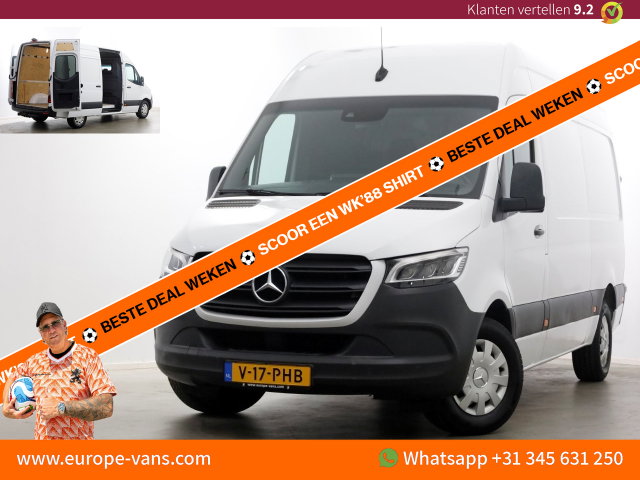 Mercedes-Benz Sprinter - 319 CDI 3.0 V6 190pk E6 L2H2 7G Automaat LED/Camera/Trekhaak 3500kg 02-2019