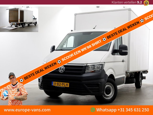 Volkswagen Crafter - 35 2.0 TDI 140pk Bakwagen met laadklep en zijdeur 03-2022