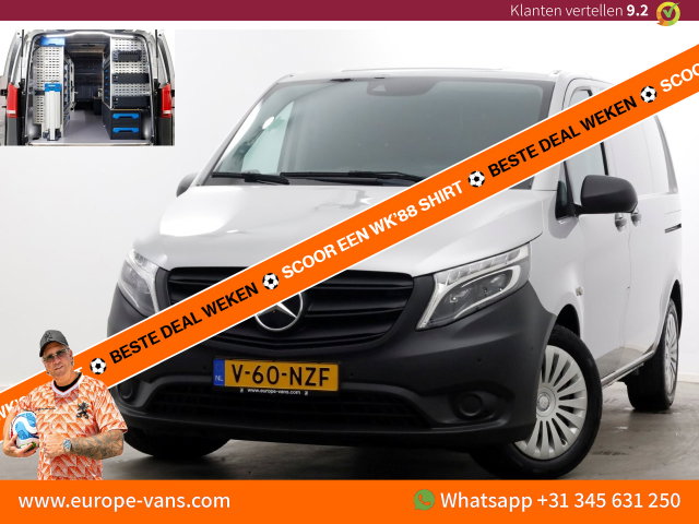 Mercedes-Benz Vito - 114 CDI 136pk Compact 9G Automaat 2x Schuifdeur/LED/Camera/Inrichting 09-2022