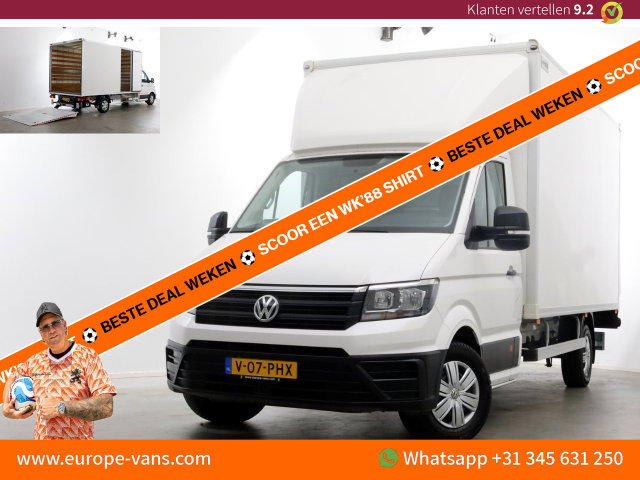 Volkswagen Crafter - 35 2.0 TDI 177pk E6 Bakwagen met bovensluiter laadklep L445cm/Trekhaak 3000kg 05-2019