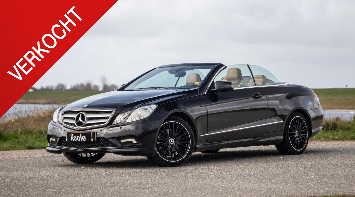 Mercedes-Benz E-Klasse Cabrio 350 CDI Elegance AIRCO / CRUISE CONTROLE / LEER / AUTOMAAT / NAVI
