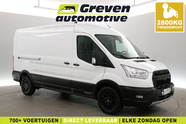 Ford Transit - 350 2.0 TDCI L3H2 170PK Trail | Airco | 2800kg Trekgew. | Trekhaak | Adap. Cruise | Camera | 3 Zits | Parkeersens.