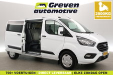 Ford Transit Custom - 2.0 TDCI L2H1 | Dubbele Cabine | 2800kg Trekgew. | Airco | Cruise | Trekhaak | Parkeersens.