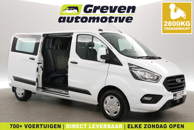 Ford Transit Custom - 2.0 TDCI L2H1 | DC | 6 Zits | 2800kg Trekgew. | Airco | Cruise | 2xSchuifdeur | Parkeersens. | Trekhaak