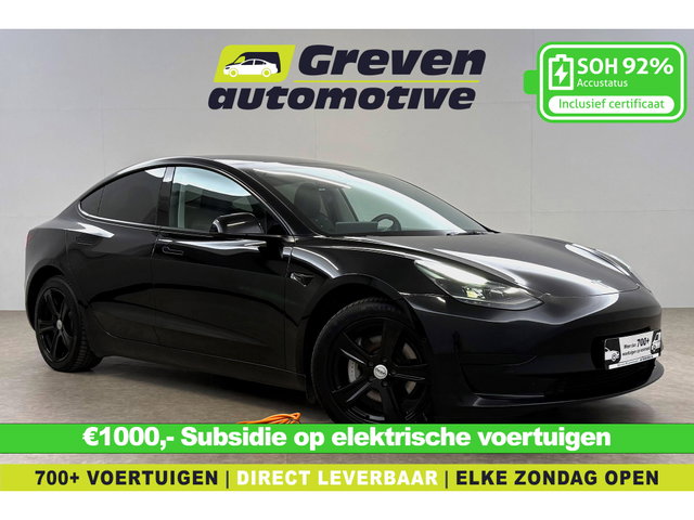 Tesla Model 3 - 60 kWh RWD Black Edition | Snelladen | SOH 92% | Camera | Pano | Memory | Adap. Cruise