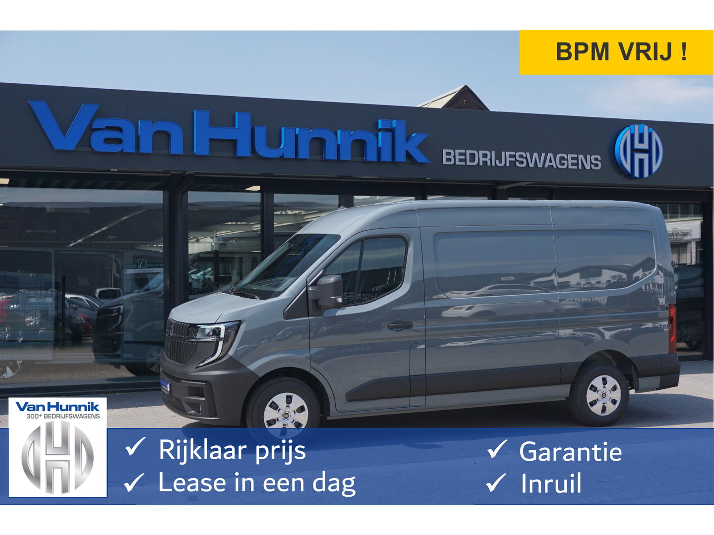 Renault Master E-Tech T35 L2H2 Extra Long range 87 kWh AUT Airco, Navi, Leder, Betimmering, Trekhaak NR. T01*