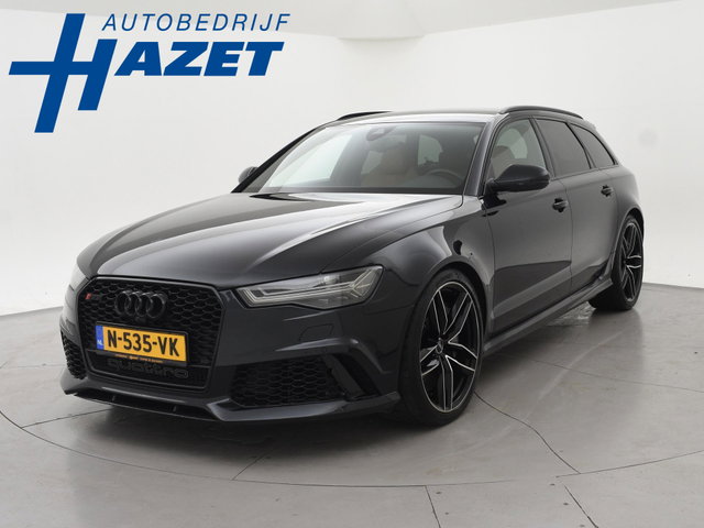 Audi RS6 - 4.0 TFSI V8 605 PK PERFORMANCE + KERAMISCH | B&O | AUDI EXCLUSIVE LEDER | CARBON | 21 INCH | 360 CAMERA