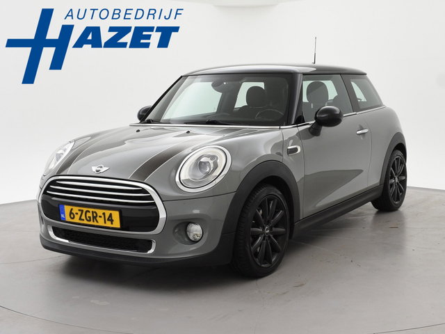 MINI 3-Deurs - 1.5 COOPER PEPPER *MOONWALK GREY* + STOELVERW. | NAVIGATIE BREEDBEELD | SPORTSTOELEN | LED | SFEERVERLICHTING