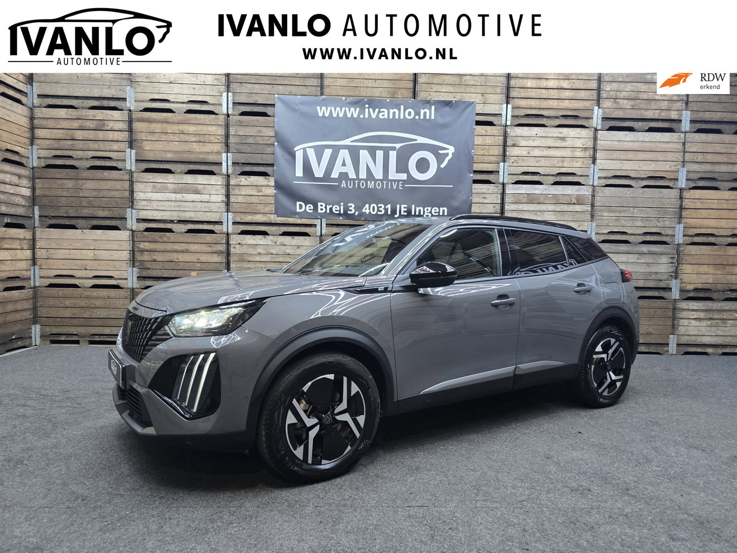 Peugeot e-2008 EV Allure Avantage 54 kWh FL Carplay camera cruise pdc 17"LM