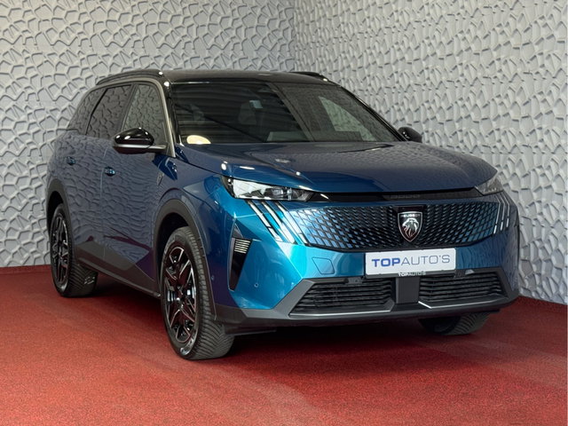 Peugeot 5008 - 1.2 HYBRID 145 GT NIEUWE AUTO 7PERS OPENDAK STOEL/STUUR VERW. ELEK.KLEP LED 7P 7 Persoons
