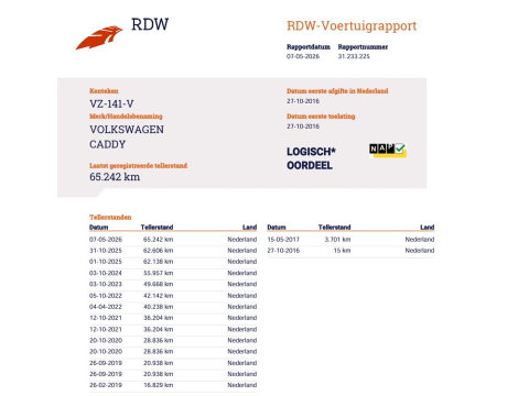Volkswagen Caddy 1.6 TDI 75pk - Airco - Cruise - Trekhaak