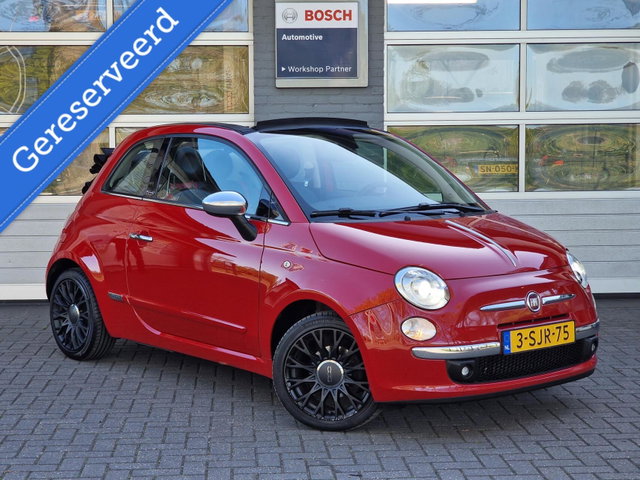 Fiat 500C - 0.9 TwinAir Lounge|automaat|cabrio|Xenon|Leder|16-inch|