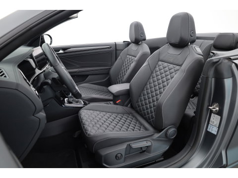 Volkswagen T-Roc Cabrio 1.5 TSI R-Line Edition Grey | Nmr. 219/999 | MAT Grijs | Leder | Stoel- Stuurverw. | Beats | Adapt. Cruise | Camera | Keyless | 19'' x