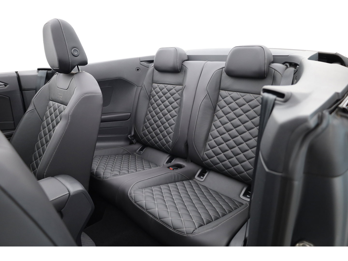 Volkswagen T-Roc Cabrio 1.5 TSI R-Line Edition Grey | Nmr. 219/999 | MAT Grijs | Leder | Stoel- Stuurverw. | Beats | Adapt. Cruise | Camera | Keyless | 19'' x