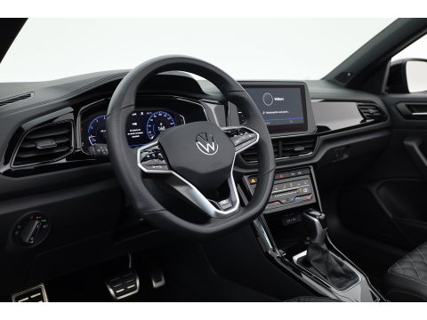 Volkswagen T-Roc Cabrio 1.5 TSI R-Line Edition Grey | Nmr. 219/999 | MAT Grijs | Leder | Stoel- Stuurverw. | Beats | Adapt. Cruise | Camera | Keyless | 19'' x