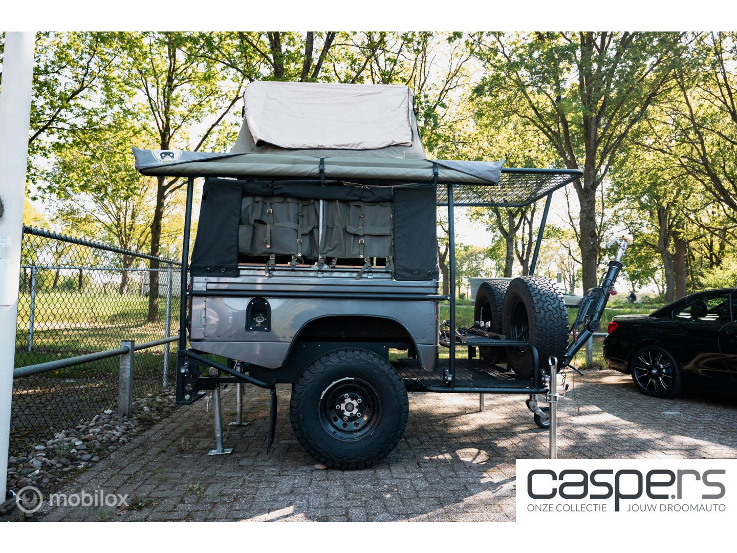 Land Rover Defender Camper Aanhangwagen- vakantie