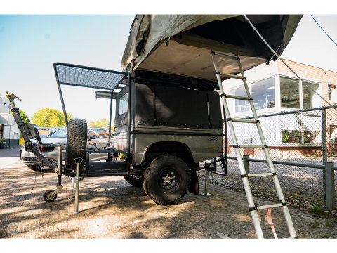 Land Rover Defender Camper Aanhangwagen- vakantie