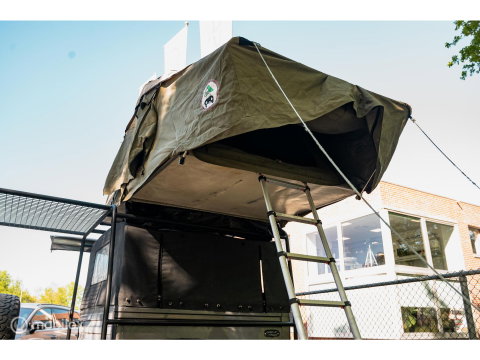 Land Rover Defender Camper Aanhangwagen- vakantie