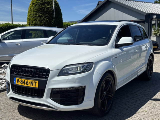 Audi Q7 - 3.0 TDI Grijs Kenteken Bedrijfsauto V12 Pakket Wit 2014