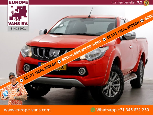 Mitsubishi L200 - 2.4 DI-D 180pk Club Cab Intense 4x4 High/Low Gearing + Diff. Lock 12-2018