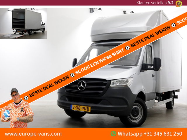 Mercedes-Benz Sprinter - 317 CDI 170pk 9G Automaat Bakwagen met laadklep H232cm 12-2023