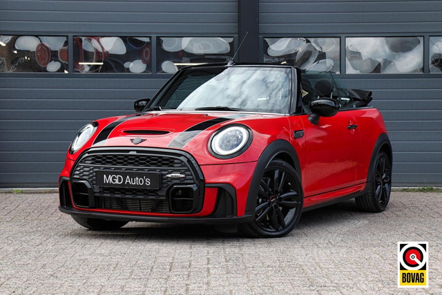 MINI Cooper S Cabrio - 2.0 JCW |LED|CARPLAY|STOELVERW.|CRUISE|KEYLESS|PDC