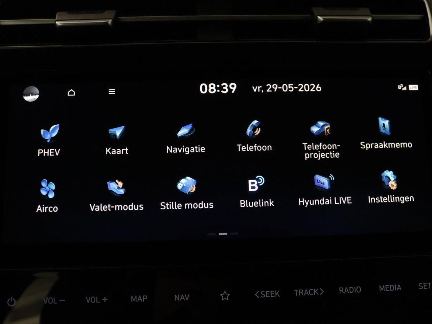 Hyundai Tucson 1.6 T-GDI PHEV Premium 4WD | SOH 96,5% | Stoelventilatie | Leder | Trekhaak | 360 Camera | Adaptive cruise | Krell Audio | Achterbankverwarming | Camera | Memory | Keyless | Plug In