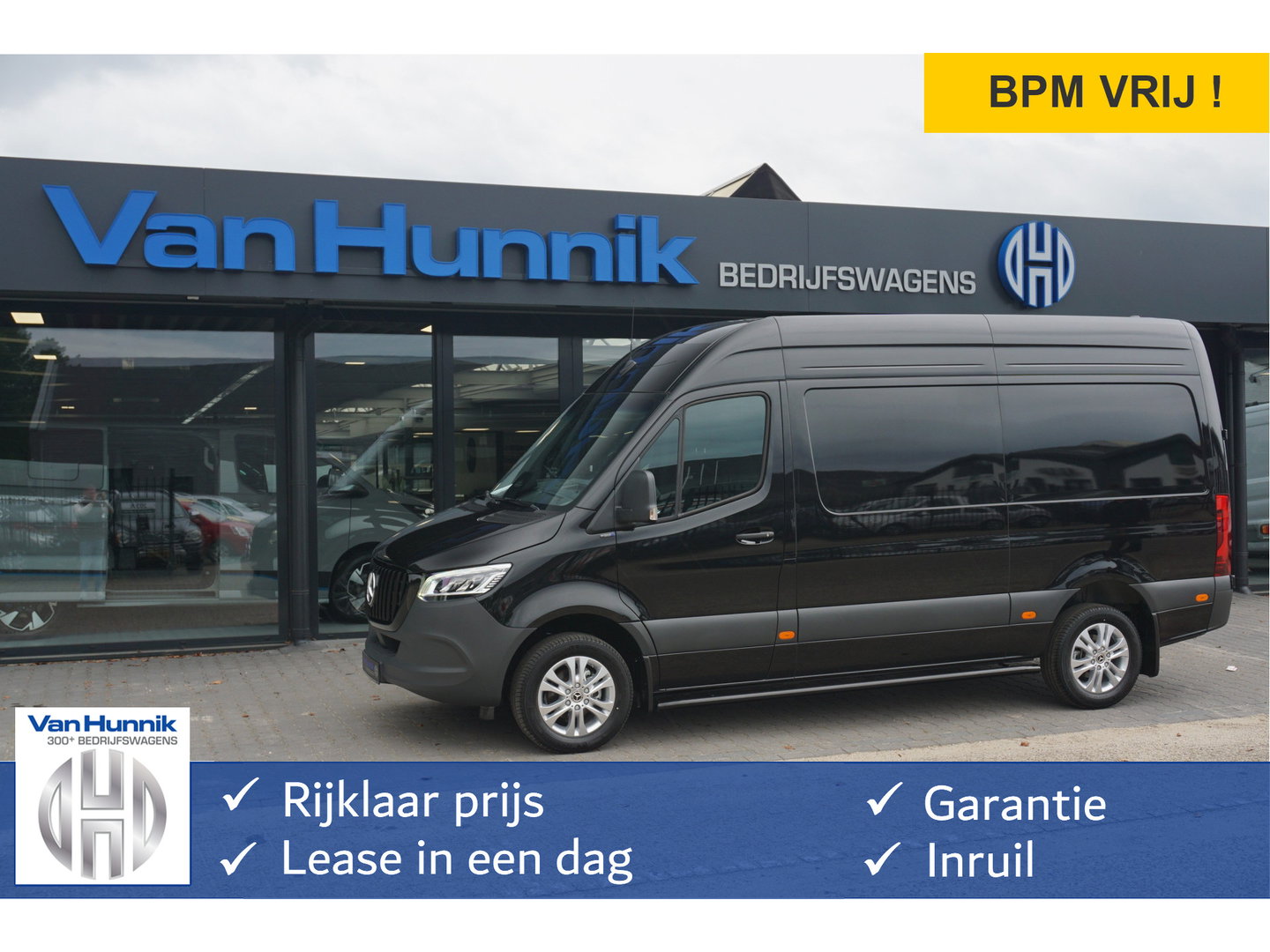 Mercedes-Benz Sprinter 317CDI Pro L2H2 BPM VRIJ!! 10.25" Mbux 17" LM, Gev. Stoel, 3.5T Trekgewicht, LED!! NR. A574*