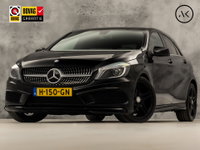 Mercedes-Benz A-Klasse - 180 AMG Sport Automaat (APPLE CARPLAY, LEDER/ALCANTARA, STOELVERWARMING, GETINT GLAS, SPORTSTOELEN, ZWART HEMEL, CRUISE, NIEUWE APK, NIEUWSTAAT)