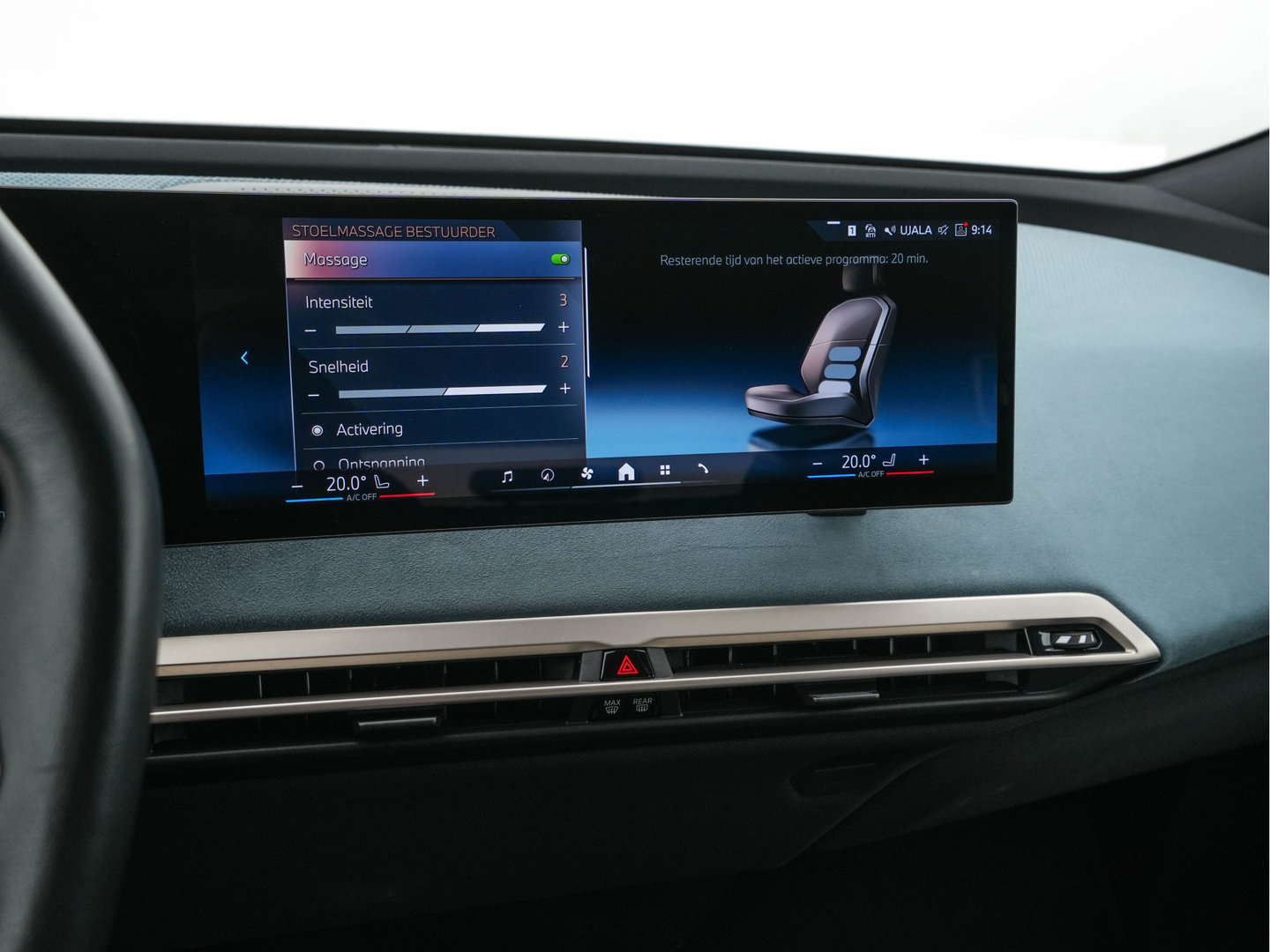 BMW iX xDrive40 Business Edition Plus 77 kWh [ 3-Fase ] {SOH-100%} (INCL-BTW) *PANO | HEAD-UP | TOPVIEW | MASSAGE | LASER-LIGHT | MEMORY-PACK | BOWERS&WILKINS | BLINDSPOT | WIDESCREEN-COCKPIT | HEATED-COMFORTSEATS | DAB | AMBIENTLIGHT | NAVI-FULLMAP | 20''AL