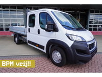 Peugeot Boxer - 2.2 BlueHDi 165PK L4 Pick-up dubbelcabine Airco | Cruise | Apple CP-Android  Auto 7 Persoons