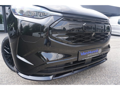 Ford Transit Custom 320L 2.5 PHEV 233PK Dubbel Cabine JWR BLACK PRIJS INCL. BPM !! 13" Navi, Adap. Cruise, Camera, 19" LM, Trekhaak!! NR. HYBDCB