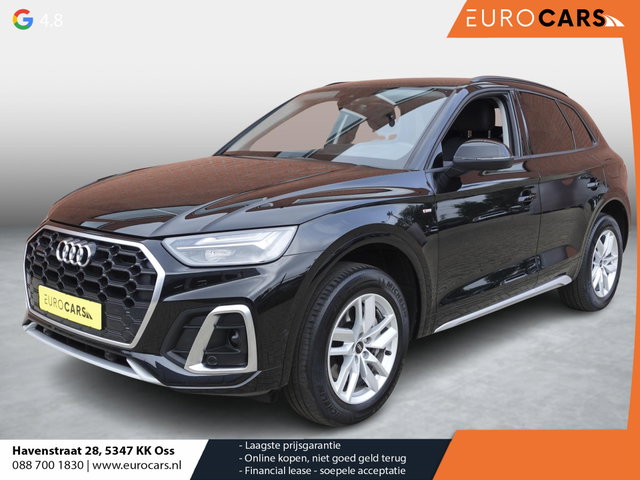 Audi Q5 - 50 TFSI e 300pk PHEV S Line Automaat Navigatie Camera Parkeersensoren Head Up Display Stoelverwarming LED Koplampen Cruise Control  Climate Control