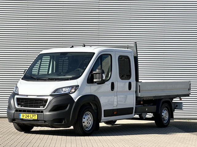 Peugeot Boxer - Open laadbak 2.2 165PK L4 DC Dubbele cabine Peugeot Boxer Open laadbak 2.2 BlueHDi 165 L4 Zwaar DC 3.5t