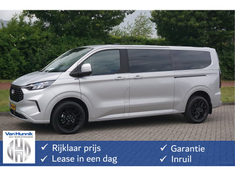 Ford Transit Custom Tourneo 340L 2.5 PHEV 233PK Titanium X PRIJS INCL. BPM Leder, 19" LM, B&O, Pano, Elec. Schuifdeur, Trekhaak!! NR. TR8