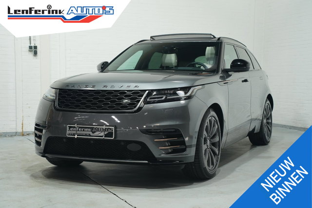 Land Rover Range Rover Velar - 300D 3.0 V6 D300 R-Dynamic R-Dynamic Luchtvering stoelen electrisch bedienbaar L-memory private-glas HUD electrische achterklep zwarte-dakhemel  PDC v+a Matrix-verlichting ACC 20"-lmv keyless  acces/start Pano-dak 360-camera Digi-cockpit stoel/stuurverwar