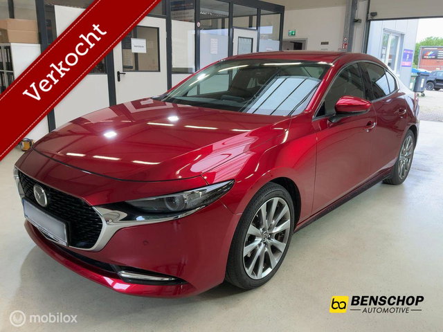 Mazda 3 - 2.0 e-SkyActiv-X M Hybrid 186 Luxury Navi Carplay 360 Camera Bose Memory Leer