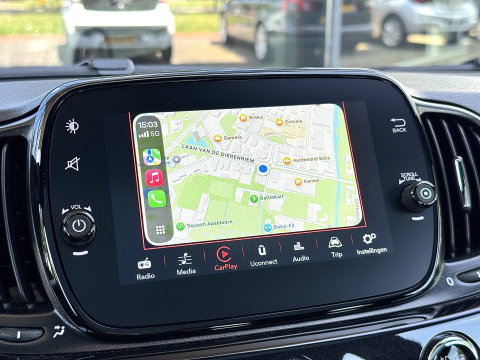 Fiat 500 1.0 Hybrid Dolcevita | Apple Carplay | Android Auto | Origineel Nederlands | Panoramadak | Cruise Control |  Airconditioning | Parkeersensoren | 15" Lichtmetaal | DAB | Elektrische Spiegels |