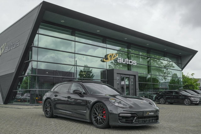 Porsche Panamera - Sport Turismo GTS 4.0 V8 460PK SportDesign Pano Sport Chrono Carbon Alcantara 18-weg Sportstoelen Sportuitlaat Luchtvering