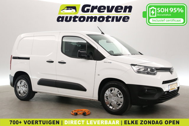 Toyota ProAce - City 50 kWh | Snelladen | SOH 95% | Virtual Cockpit | 3 Zits | Airco | Cruise | Carplay | Parkeersens.