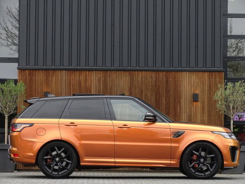 Land Rover Range Rover Sport 5.0 V8 576PK SC SVR SVO / Quicksilver RVS / Alcantara / carbon