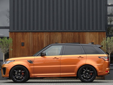 Land Rover Range Rover Sport 5.0 V8 576PK SC SVR SVO / Quicksilver RVS / Alcantara / carbon
