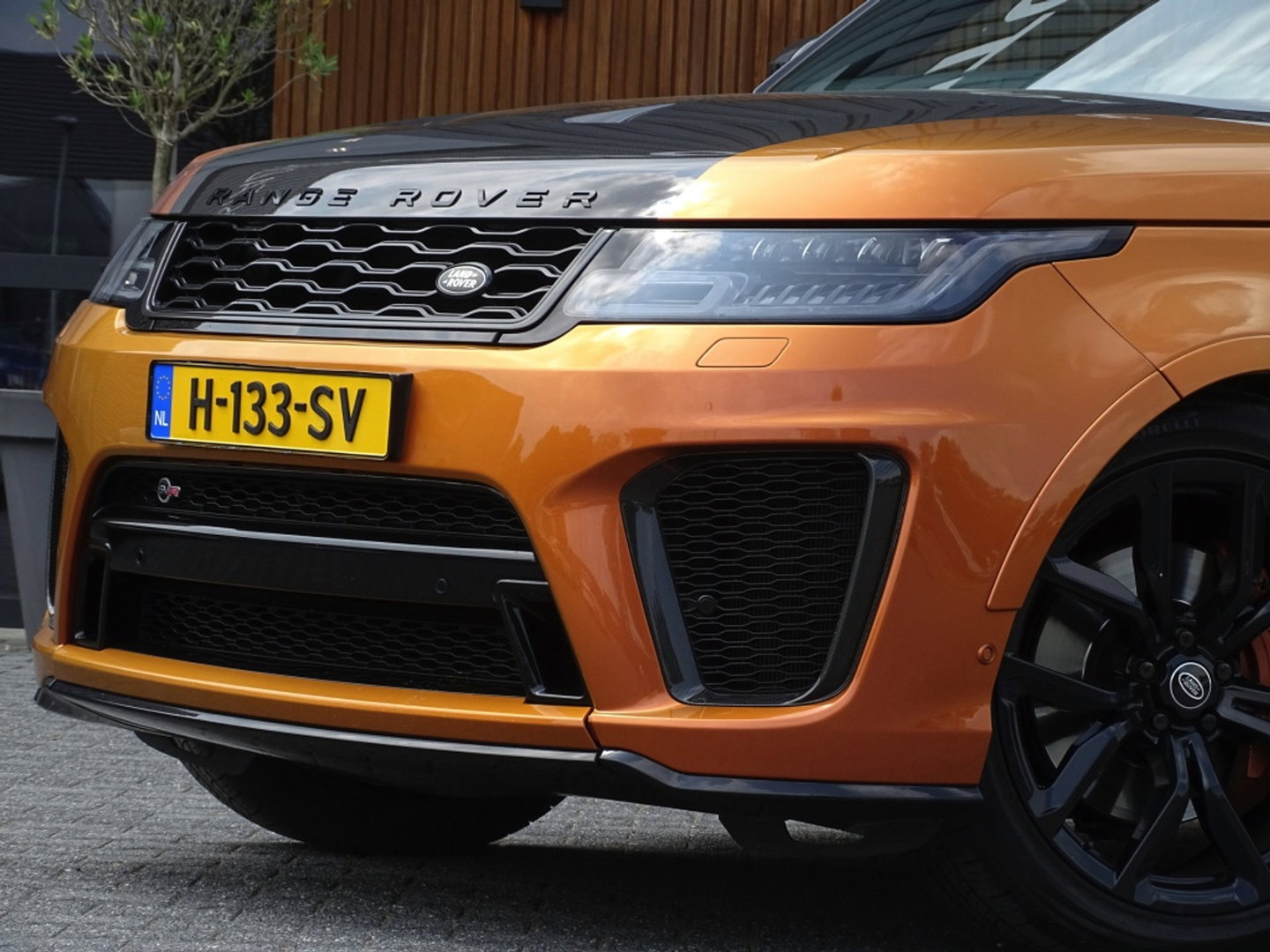 Land Rover Range Rover Sport 5.0 V8 576PK SC SVR SVO / Quicksilver RVS / Alcantara / carbon