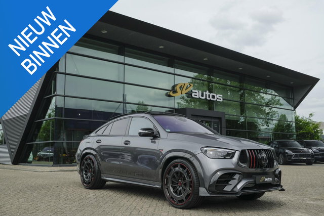 Mercedes-Benz GLE - Coupé GLE450d AMG 390pk Brabus Rocket 900 Panoramadak *BTW* Trekhaak Night pakket Widescreen Luchtvering 1e eigenaar! 24" LMV