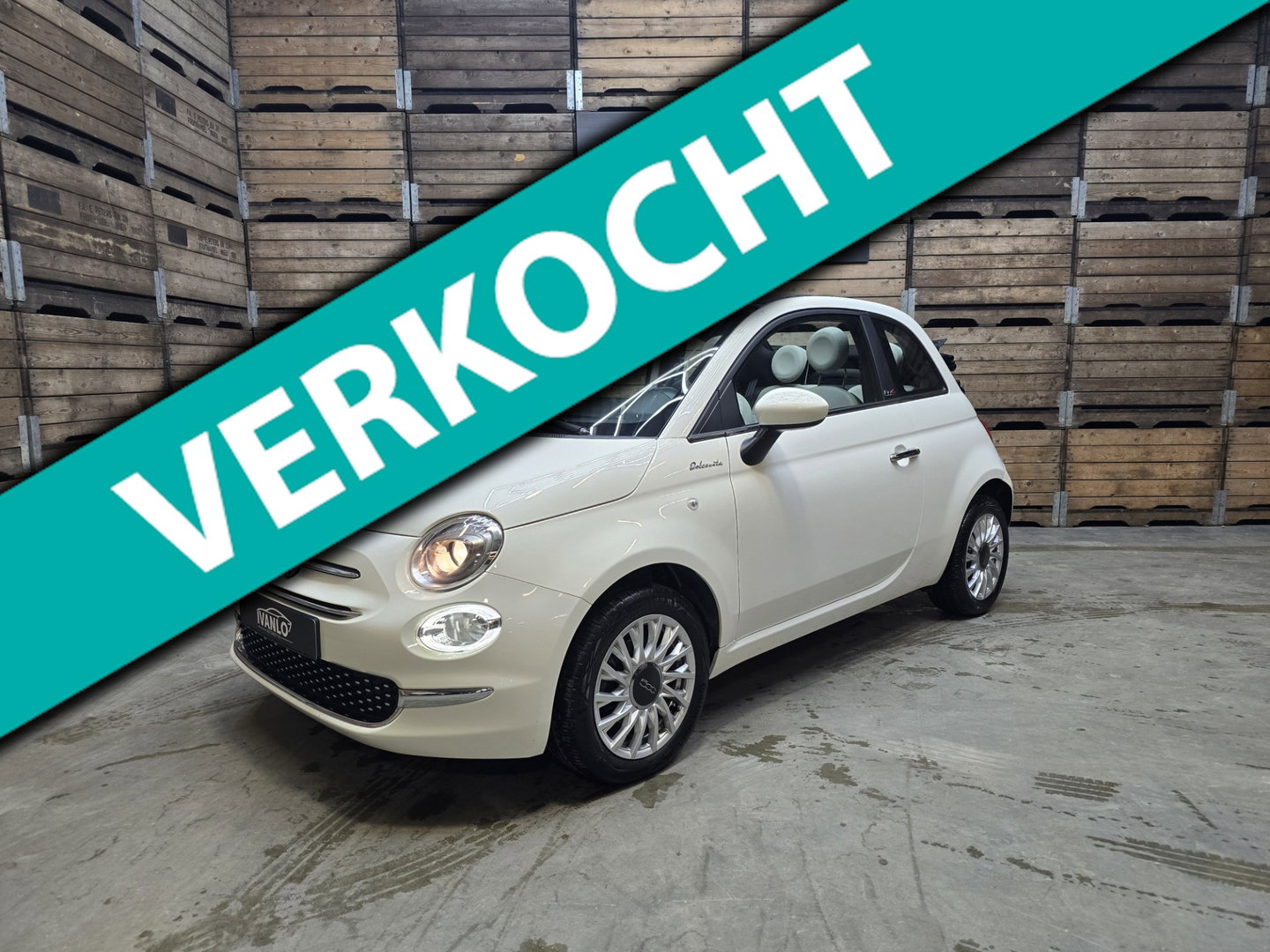 Fiat 500C 1.0 Hybrid Dolcevita Climate control leder Carplay DAB+ Achtersensoren 15''LM