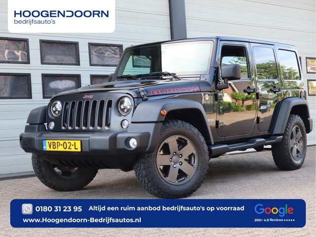 Jeep Wrangler - 2.8 CRD 200pk Euro 6 Rubicon Recon - Grijs kenteken - LED - Trekhaak - Airco